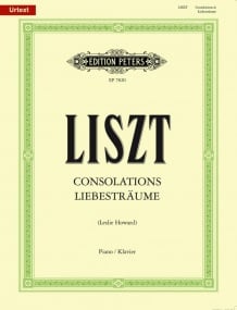 Liszt: Consolations and Liebestraume for Piano published by Peters
