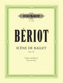 Beriot: Scene De Ballet for Violin published by Peters Edition