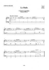 Einaudi: Le Onde for Piano published by Ricordi