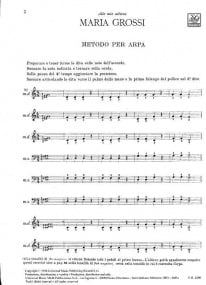 Grossi: Method for Harp published by Ricordi