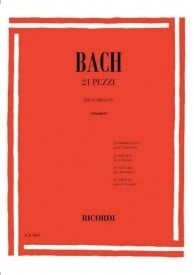 Bach: 21 Pieces for Clarinet published by Ricordi