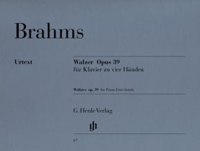 Brahms: Waltzes Opus 39 for Piano Duet published by Henle