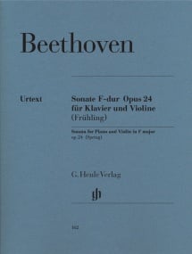 Beethoven: Sonata in F Opus 24 (Spring) for Violin published by Henle