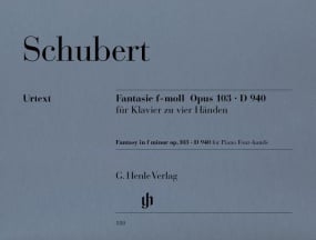 Schubert: Fantasia in F minor Opus 103/D940 for Piano Duet published by Henle