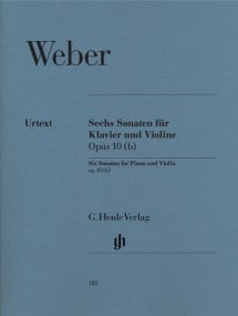 Weber: 6 Sonatas Opus 10b for Violin published by Henle Urtext