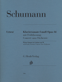 Schumann: Sonata in F Minor Opus 14 for Piano published by Henle Urtext