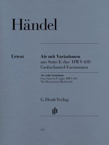 Handel: The Harmonious Blacksmith for Piano published by Henle