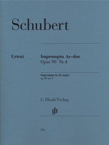 Schubert: Impromptu in Ab Opus 90/4 (D899) for Piano published by Henle