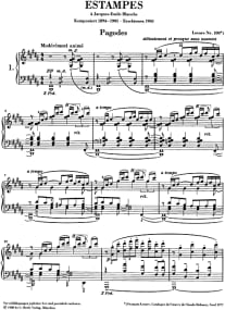 Debussy: Estamps for Piano published by Henle