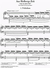 Grieg: Holberg Suite for Piano published by Henle