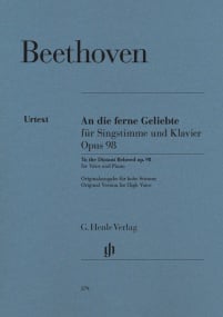 Beethoven: An die ferne Geliebte Opus 98 for High Voice published by Henle