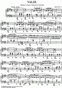 Chopin: Waltz in C# Minor Opus 64 No 2 for Piano published by Henle