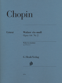 Chopin: Waltz in C# Minor Opus 64 No 2 for Piano published by Henle