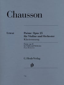 Chausson: Poeme Opus 25 for Violin published by Henle