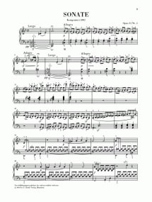 Beethoven: Sonata in D Minor Opus 31 No 2 (The Tempest) for Piano published by Henle