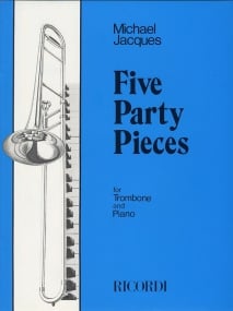 Jacques: Five Party Pieces for Trombone (Bass Clef) published by Ricordi