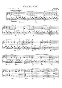 Heller: Cradle Song Opus 47/19 for Piano published by Banks
