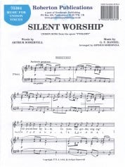 Handel: Silent Worship in G published by Roberton