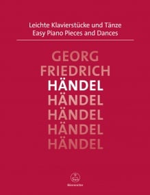 Handel: Easy Piano Pieces and Dances published by Barenreiter
