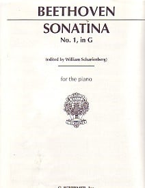 Beethoven: Sonatina No 1 in G for Piano published by Schirmer