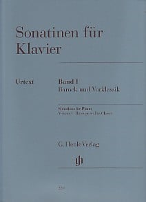 Sonatinas for Piano (Baroque to Pre-Classic) published by Henle Urtext