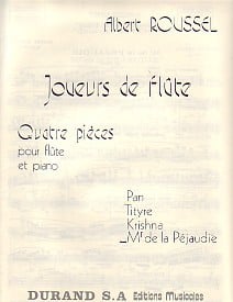 Roussel: Monsieur de la Pejaudie from Joueurs De Flute published by Durand