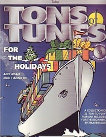 Tons of Tunes For the Holidays (Christmas) - Tuba published by Curnow (Book & CD)