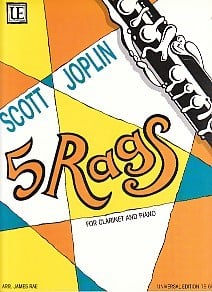 Joplin: 5 Rags for Clarinet published by Universal Edition