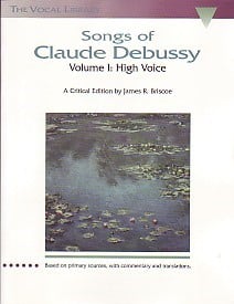 Songs of Claude Debussy - Volume 1 published by Hal Leonard