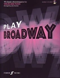 Play Broadway - Violin published by Faber (Book & CD)