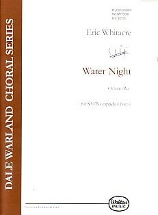 Whitacre: Water Night SATB published by Walton