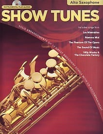 Show Tunes - Alto Saxophone published by Hal Leonard (Book & CD)