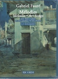 Faure: Mlodies - Art Songs published by Ricordi (Book & CD)