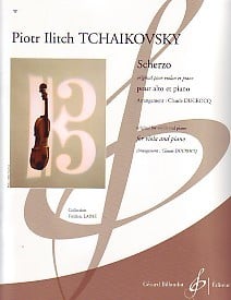 Tchaikovsky: Scherzo for Viola published by Gerard Billaudot