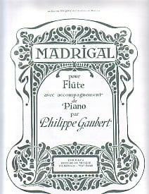 Gaubert: Madrigal for Flute published by Enoch
