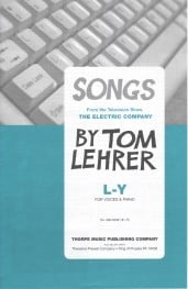 Lehrer: L - Y  (from Songs by Tom Lehrer) published by Thorpe Music Publishing Co