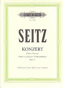 Seitz: Concerto in D Opus 22 for Violin published by Peters Edition