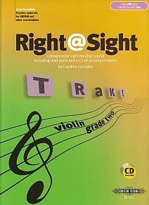 Right @ Sight Grade 2 - Violin published by Peters (Book & CD)