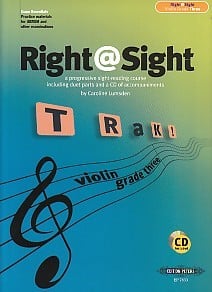 Right @ Sight Grade 3 - Violin published by Peters (Book & CD)