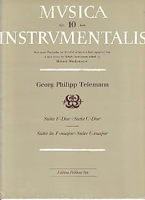Telemann: Suites in F & C major for Flute published by HUG and Co