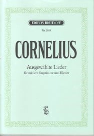 Cornelius: Selected Songs published by Breitkopf