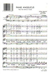 Franck: Panis Angelicus SSA published by Edwin Ashdown