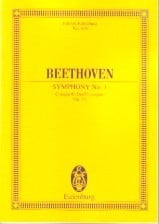 Beethoven: Symphony No 1 (Study Score) published by Eulenburg