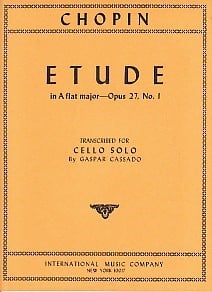 Chopin: Etude in A Flat Opus 27/1 for Cello published by IMC