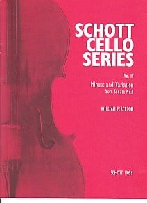 Flackton: Minuet and Variations (Sonata No 3) for Cello published by Schott
