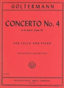 Goltermann: Concerto No 4 in G Opus 65 for Cello published by IMC