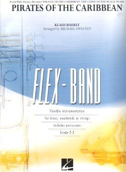 Music From Pirates of the Caribbean - Flex Band Series published by Hal Leonard