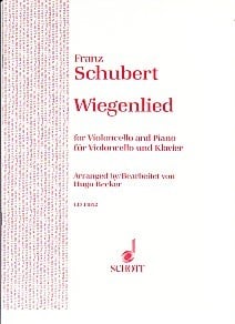 Schubert: Wiegenlied for Cello published by Schott