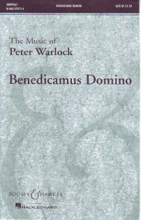 Warlock: Benedicamus Domino SATB published by Boosey & Hawkes