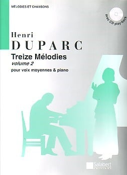 Duparc: Treize Mlodies Volume 2 for Mezzo Soprano published by Salabert (Book & CD)